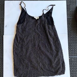 Cleobella Black Beaded Strappy Slip Dress